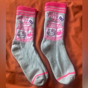 Hello kitty milk socks size 5-12